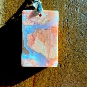 ✨Pink Agate Pendant✨